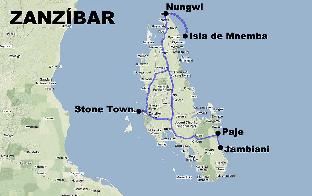 Занзибар на карте. Стоун Таун Занзибар на карте. Карта Занзибара с пляжами. Остров Занзибар на карте.