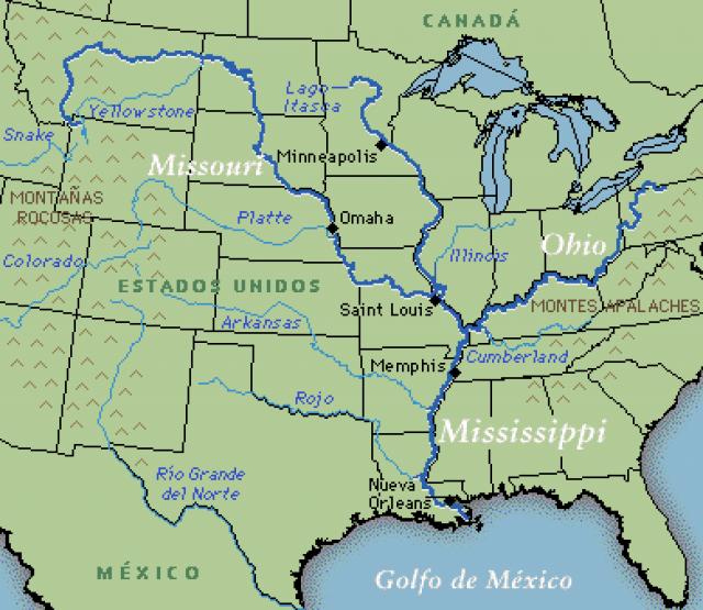 Левый приток реки миссисипи. Река Миссисипи на карте Америки. Река Миссисипи на карте США. Река Миссисипи на карте. Река Миссисипи с Миссури на карте Северной Америки.