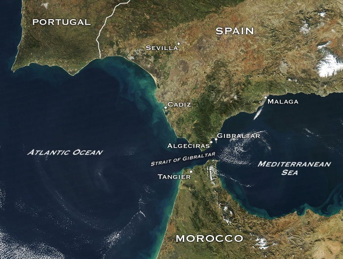 Найдите на физической карте евразии проливы гибралтарский. Гибралтарский пролив на карте. Глубина Гибралтарского пролива. Гибралтарский пролив и Средиземное море на карте.