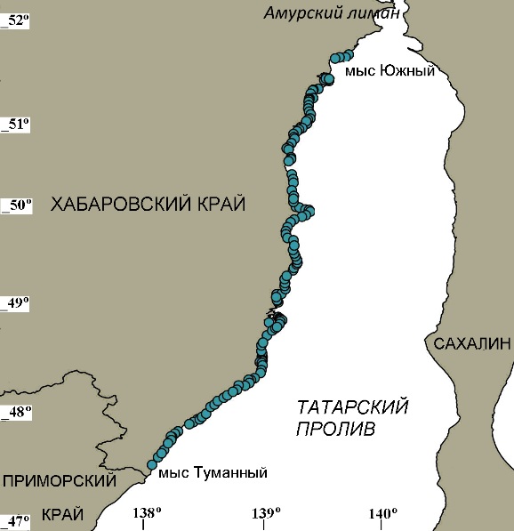 В проливе лаперуза проходит государственная морская граница. Татарский пролив на контурной карте. Татарский пролив на карте России.