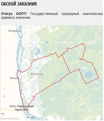 Поквартальная карта воронежского заповедника