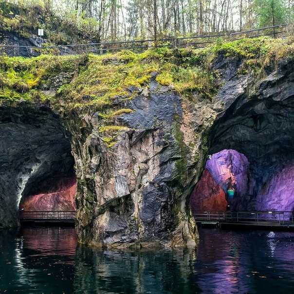 Горный парк Рускеала весной фото