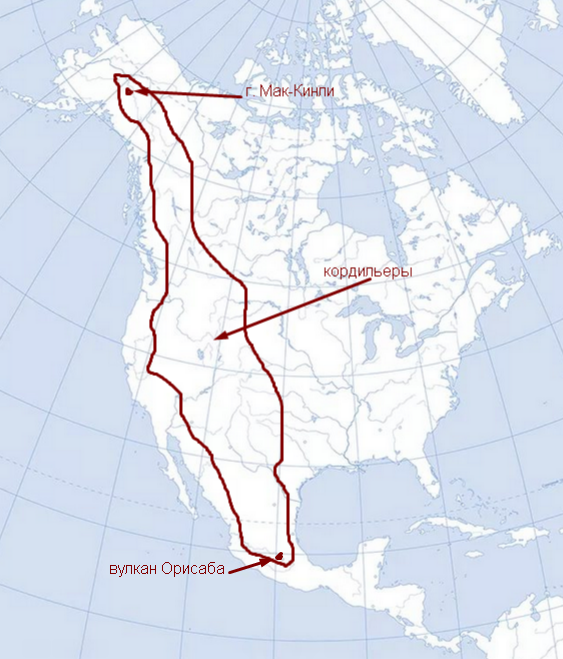 Мак кинли географические координаты. Кольдильеры карта вершина. Координаты Кольдильеров. Кольдильеры где. Кольдильеры карта вершина Денали.