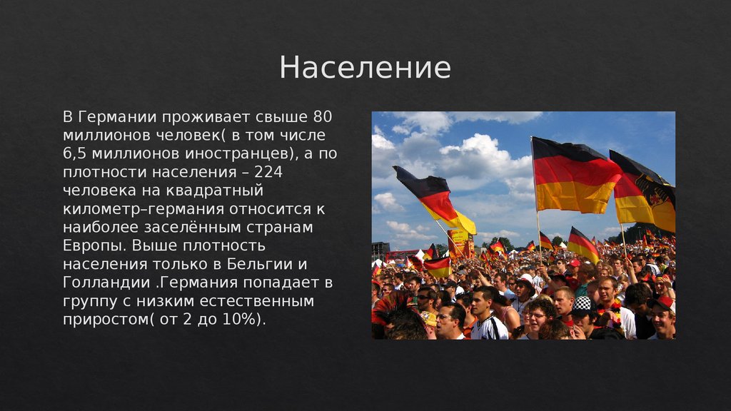 Какой народ в германии. Население Германии кратко. Население Германии презентация. Население Германия Германии. Населения Германии слайд.