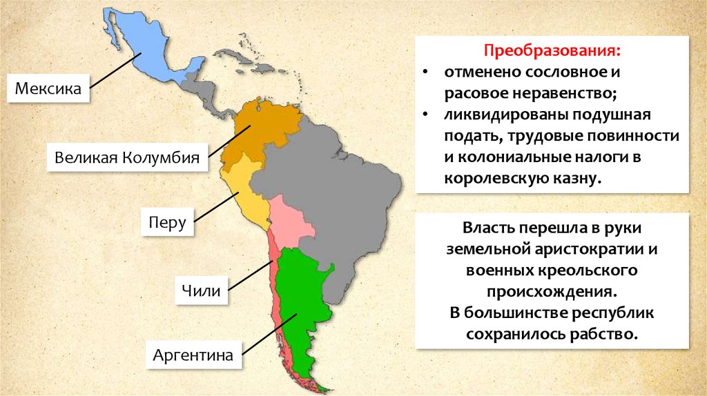 Латинская америка 1. Латинская Америка 19-20 века. Государства Латинской Америки в 19 веке. Государства Латинской Америки на карте в 19 веке. Колонии в Латинской Америке в 19 веке карта.