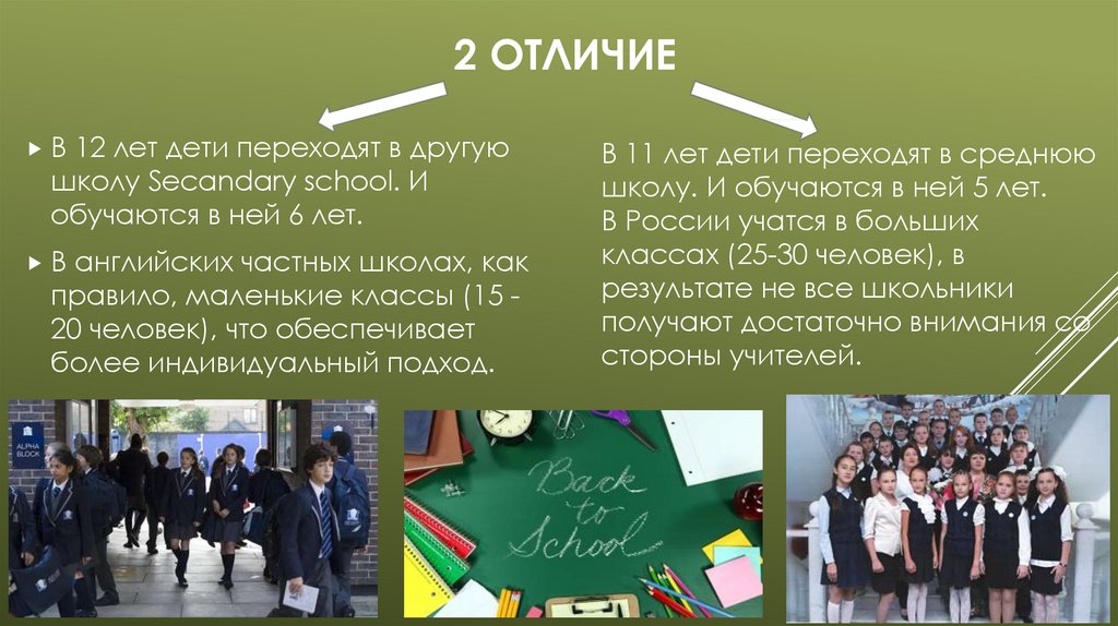 2 в отличие от других. Отличие британских школ от российских. Чем отличается русская школа от английской. Отличия между английской и русской школой. Чем отличаются школы в России и Великобритании.