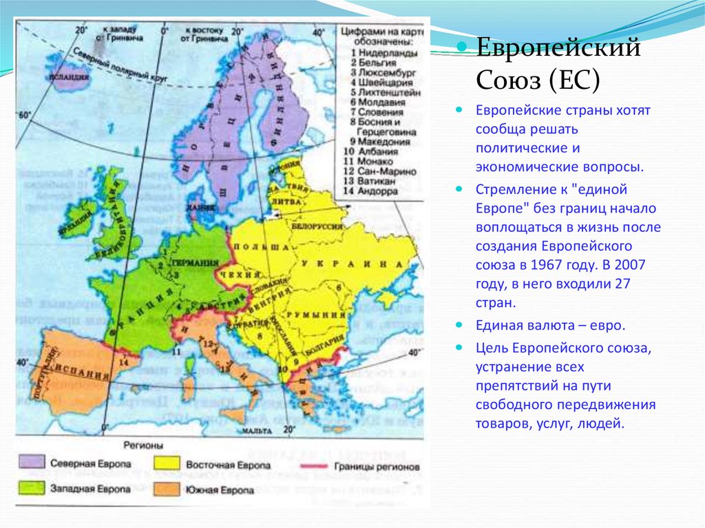 Форма административно территориального устройства зарубежной европы