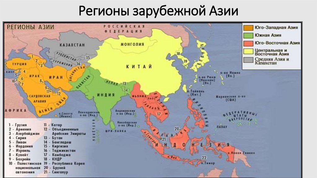 Регионы зарубежной азии. Зарубежная Азия в сериде 18в. Стареы самые Азии.