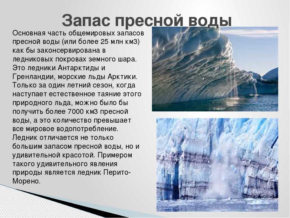 Почему в заливе пресная вода. Ледники с пресной водой.