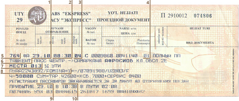 Калуга купить жд билеты. Билет. Билет на поезд Узбекистан. Железнодорожные билеты Узбекистан. Ташкент железная дорога билет.