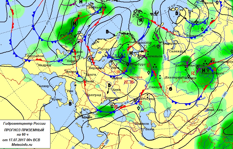 Карта прогноза погоды московская область. Метеорологическая карта. Приземная синоптическая карта. Карта погоди. Карта погоды.