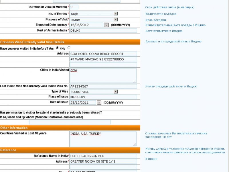 Заполнить е. Анкета на индийскую визу. Образец анкеты на индийскую визу. Заполнение анкеты в Индию. Пример заполнения визы в Индию.