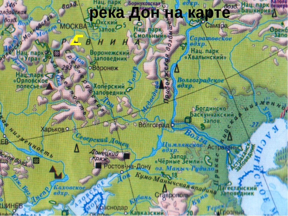 Куда впадает дон. Река Дон карта географическая. Исток реки Дон на карте. Река Дон на карте. Река Дон на карте России физической.