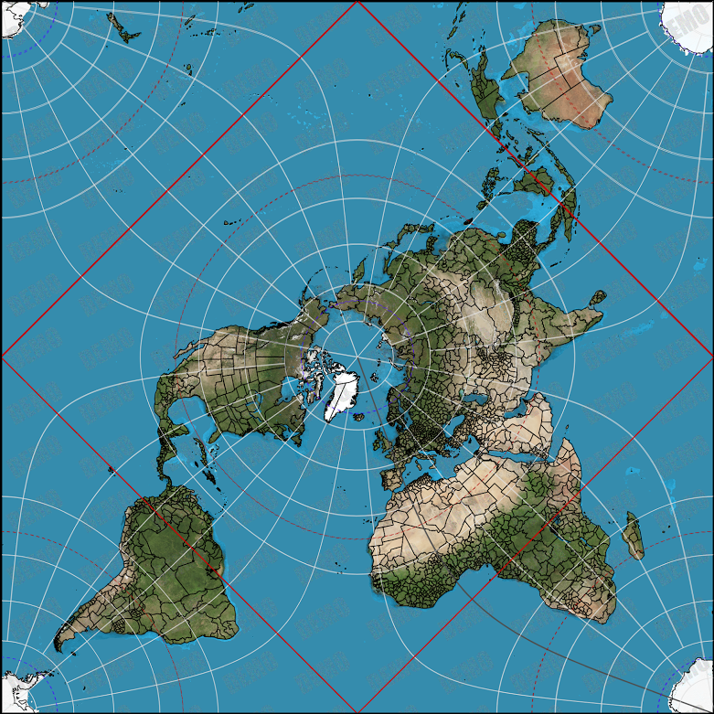 Карта мира проекция петерса