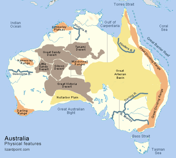 Самые большие пустыни на карте. Пустыня Гибсона на карте Австралии. Крупнейшие пустыни Австралии на карте Гибсона. Пустыни Австралии на карте.