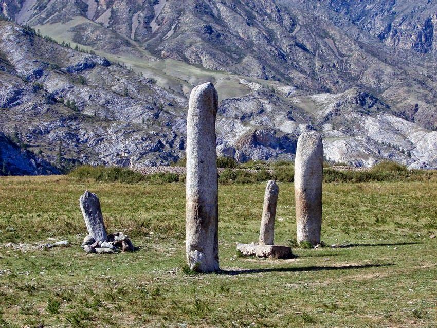 Хакасия менгиры в музее