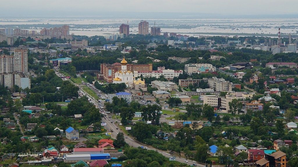 Хабаровск в реальном времени. Скайскраперсити Хабаровск. SKYSCRAPERCITY Хабаровск. Хабаровск фото 2017. Хабаровск с вертолета.