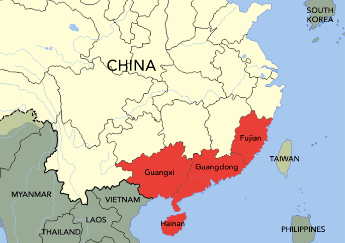Тайвань это китай или нет. Провинция Гуандун Китай на карте мира. Провинция Хайнань Китай на карте. Гуандун Китай на карте. Провинции Гуандун и Фуцзянь.