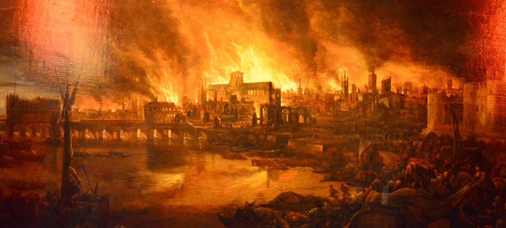 После великого пожара. Великий Лондонский пожар 1666. Великий пожар Рима Нерон. Лондонский пожар 1666. Лондон 1666.
