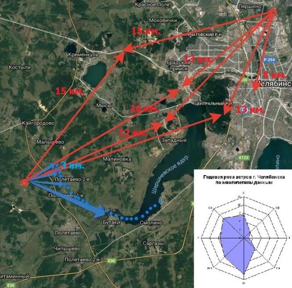 Карта томино челябинской области