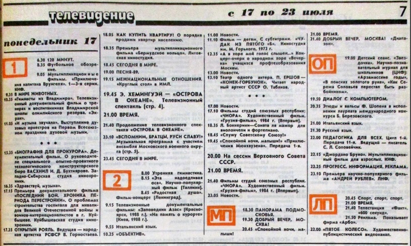Программу 1 и 2 покажи. Программа телепередач 1985 года. Программа передач 1989 года. Газета в программах. Телепрограмма СССР.