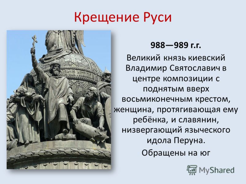 Год крещения руси 988