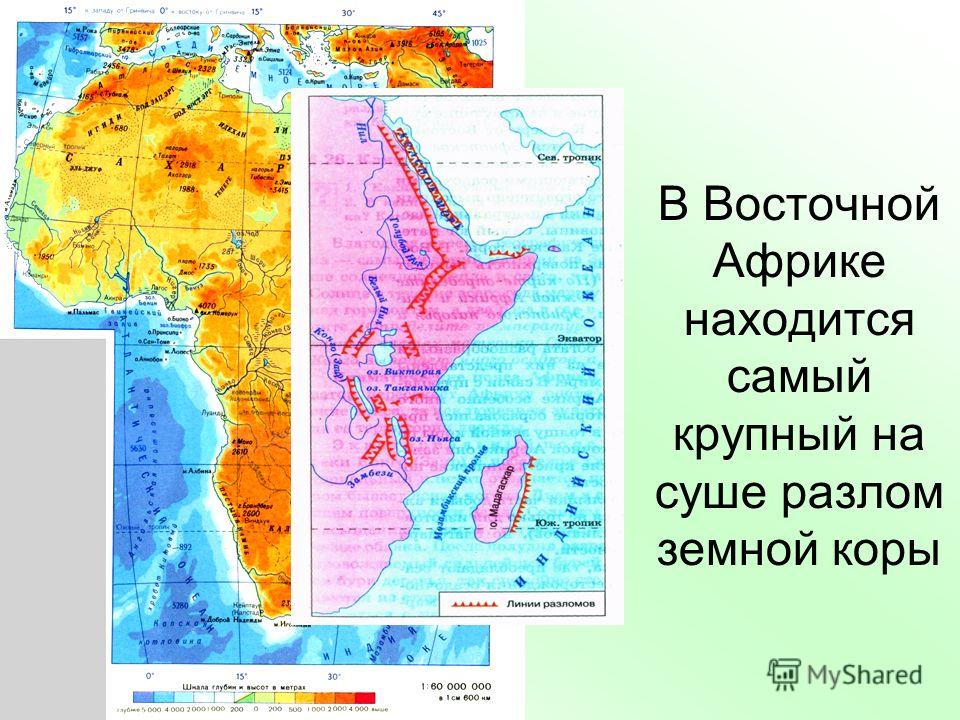 Тектоническое строение эфиопского нагорья. Разломы земной коры Африки на карте. Самый крупный на суше разлом земной коры. Рельеф Восточной Африки. Разломы земной коры в Африке.