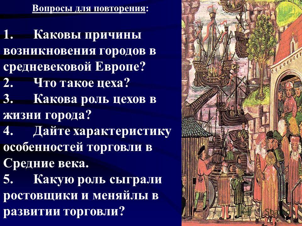 История формирования городов