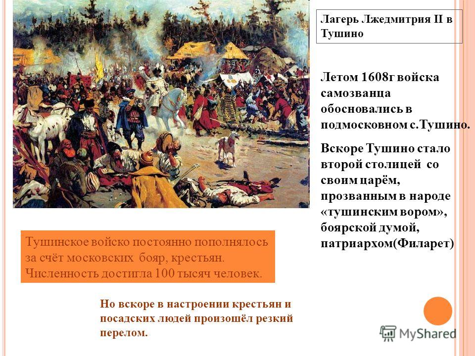 Тушинский лагерь. Лагерь Лжедмитрия 2 в Тушино карта. Тушинский лагерь Лжедмитрия 2 картина.