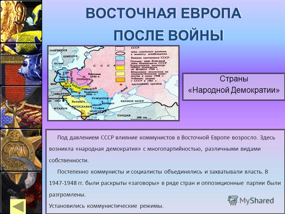 Народовластие в стране. Народная демократия в Восточной Европе. Страны народной демократии холодная война. Восточная Европа после войны. Страны Восточной Европы после второй мировой войны.