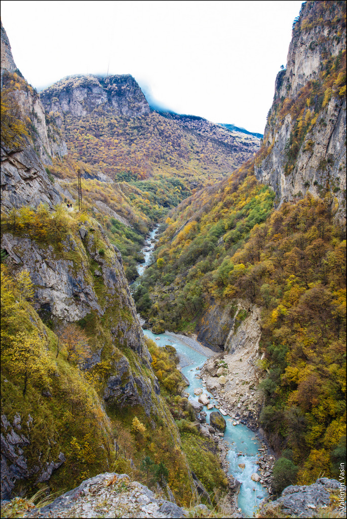 Черекская теснина осень