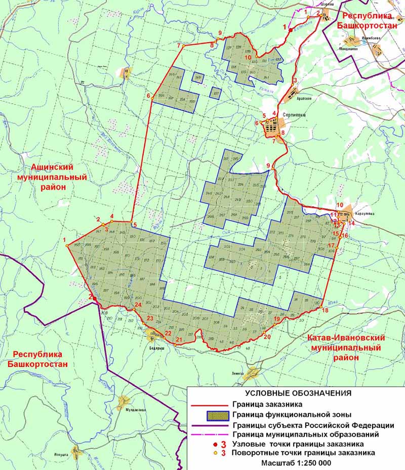 Воронежский заповедник карта границ