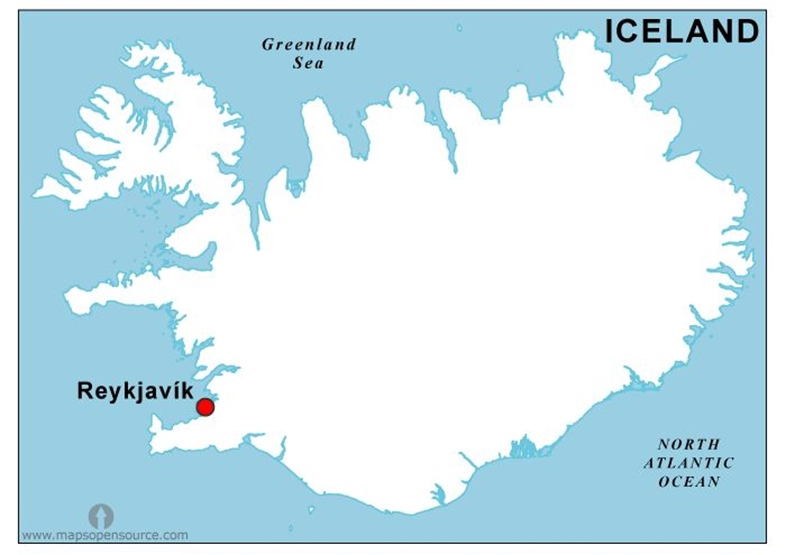 Остров исландия на карте. Рейкьявик столица Исландии на карте. Исландия на карте Европы. Физическая карта Исландии.