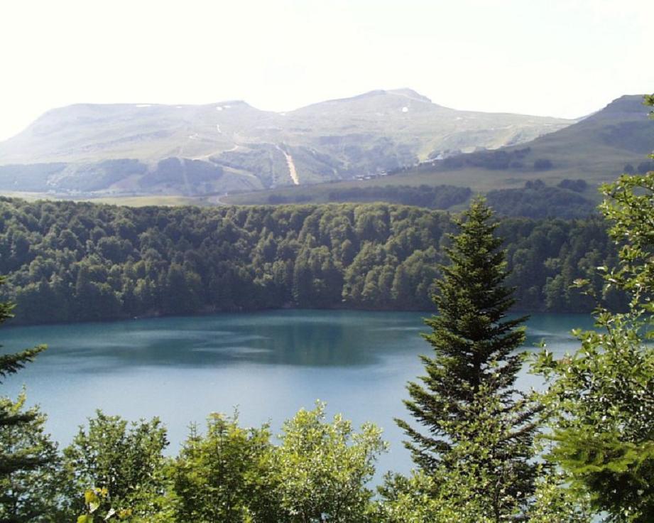 2 по величине озеро в европе. Озеро Pavin Auvergne. Меромиктические озера. Черное озеро Франция. Меромиктический водоём.