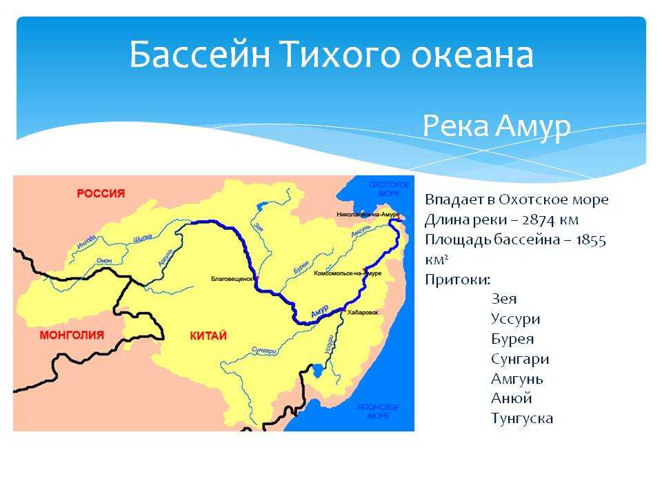 В какой океан впадает река анадырь