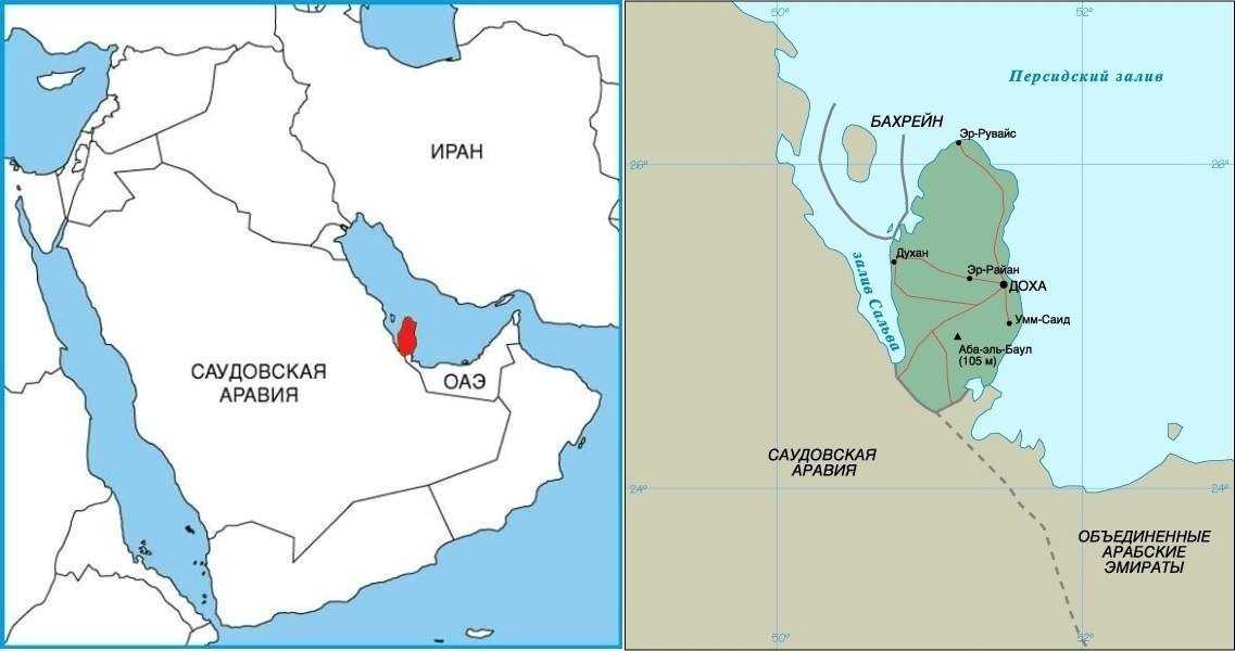 Персидский залив какие страны. Государство Катар на карте. Аравийский полуостров Катар. Карта государства катр. Доха Катар на карте.