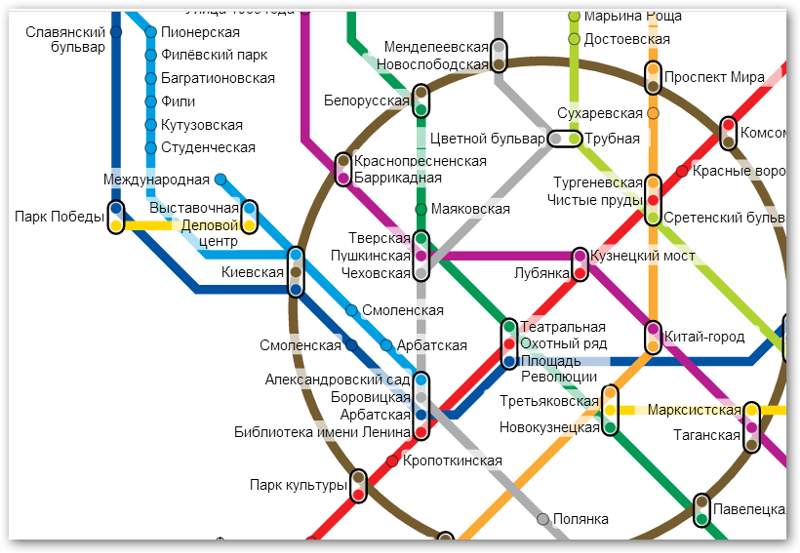 Как добраться на метро в москве