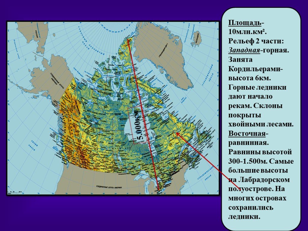 Полуостров расположенный на северо востоке северной америки