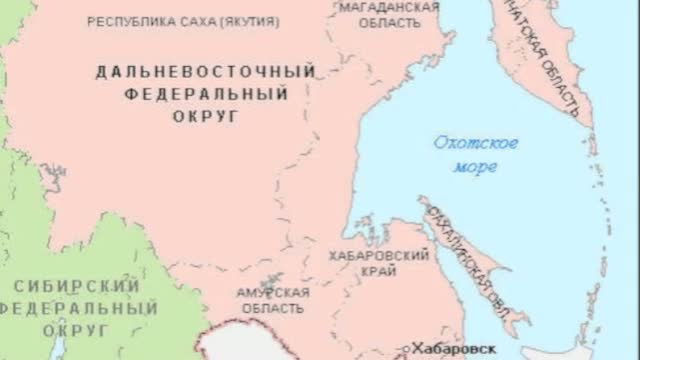 Какие субъекты входят в дальний восток. Дальневосточный федеральный округ на карте. Дальневосточный федеральный округ на карте России границы. Сибирский Дальневосточный округ. Дальневосточный федеральный округ (ДФО).