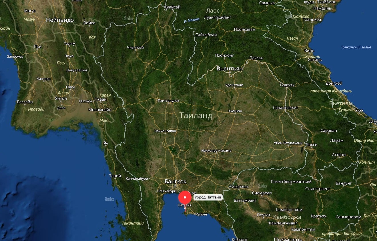 Карта городов таиланда. Карта Паттайя Тайланд. Какое море в Тайланде Паттайя карта. Королевство Тайланд на карте.