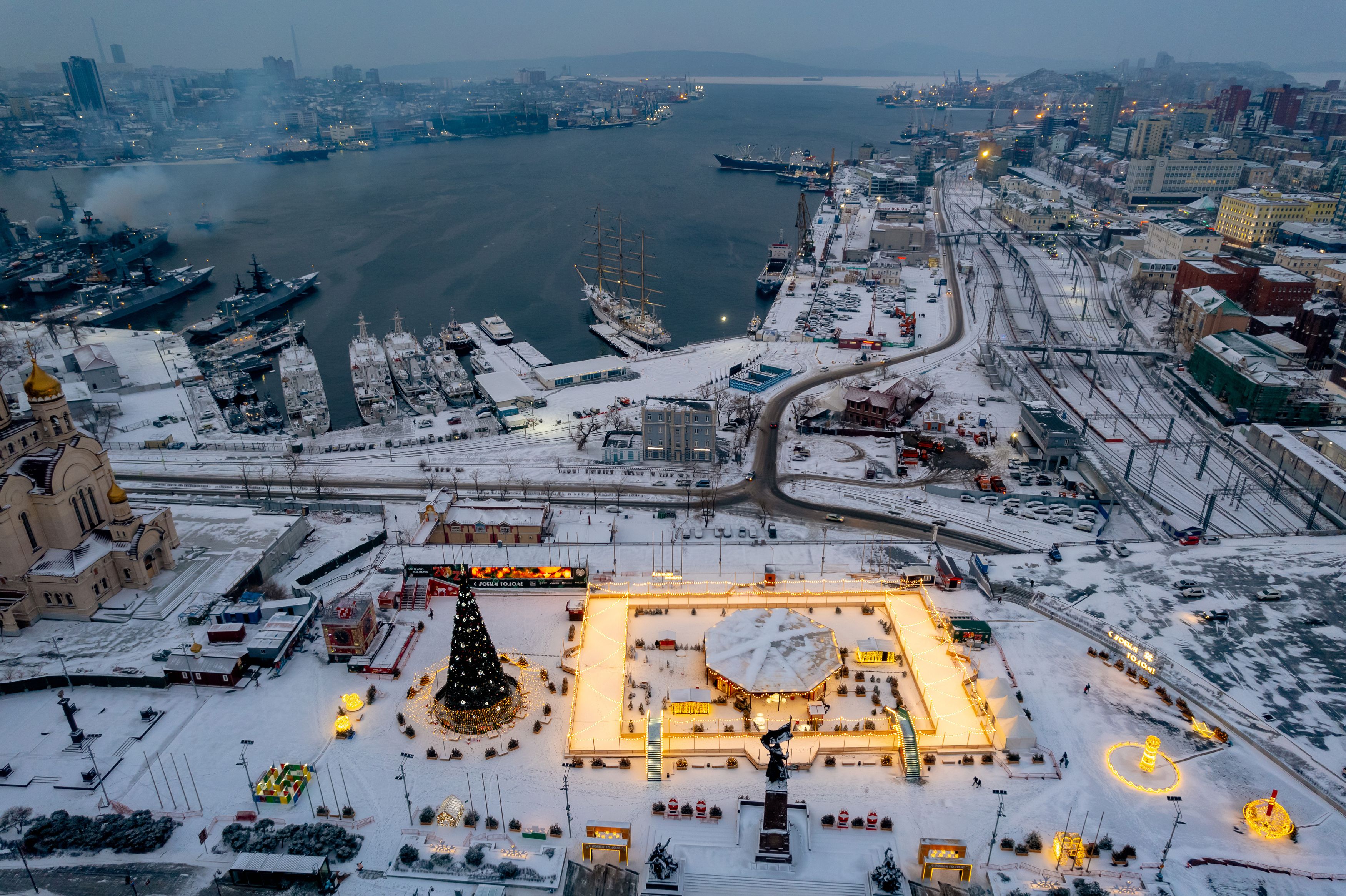 море во владивостоке зимой