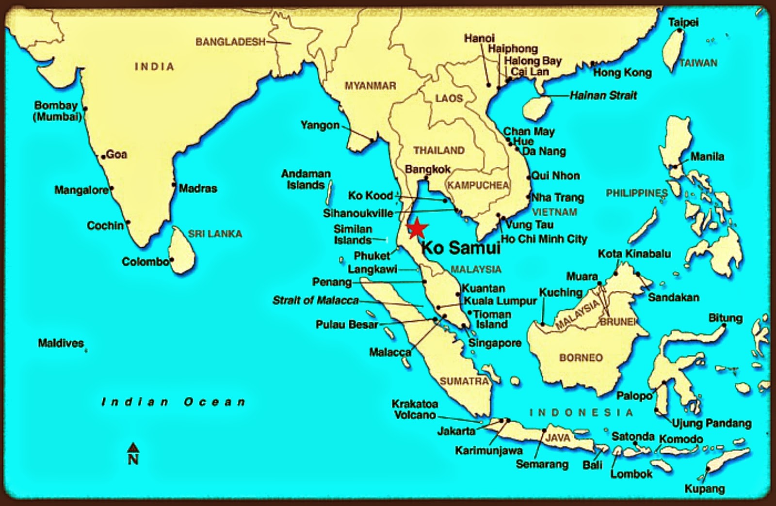 андаманские острова на карте