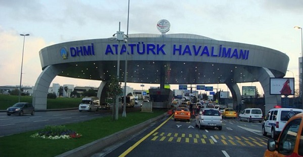 Въезд в аэропорт Ататюрк