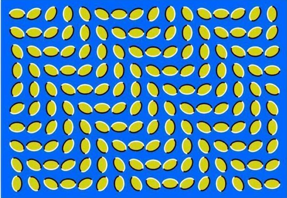 Оптические иллюзии-картинки: рисовые волны