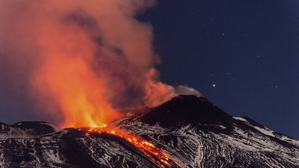 Извержение вулкана Этна