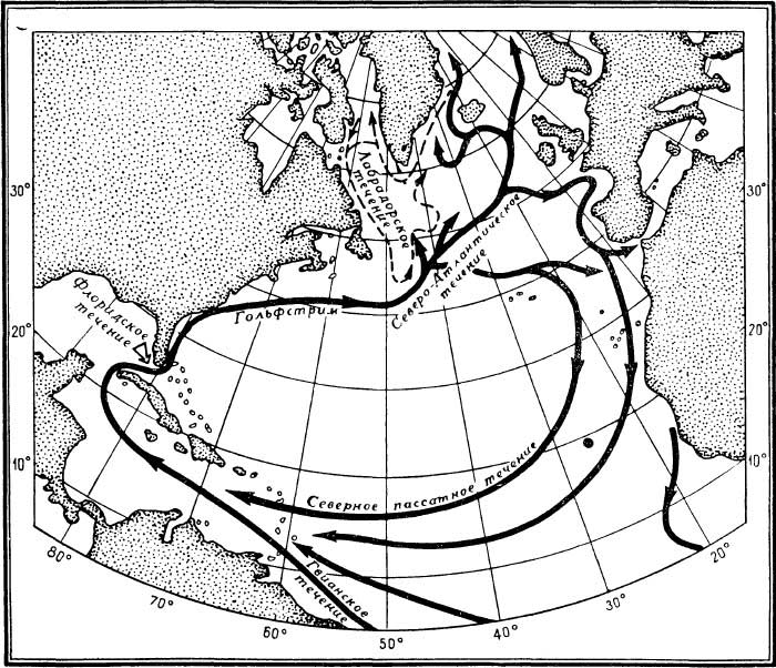 Течение г. Течение Гольфстрим на карте. Гольфстрим Северная Америка. Гольфстрим на карте Атлантического океана. Гольфстрим в Атлантическом океане.