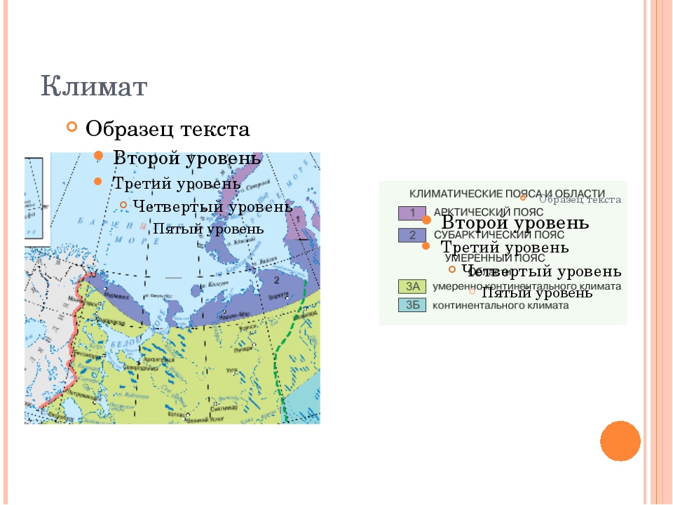 Основные части европейского севера