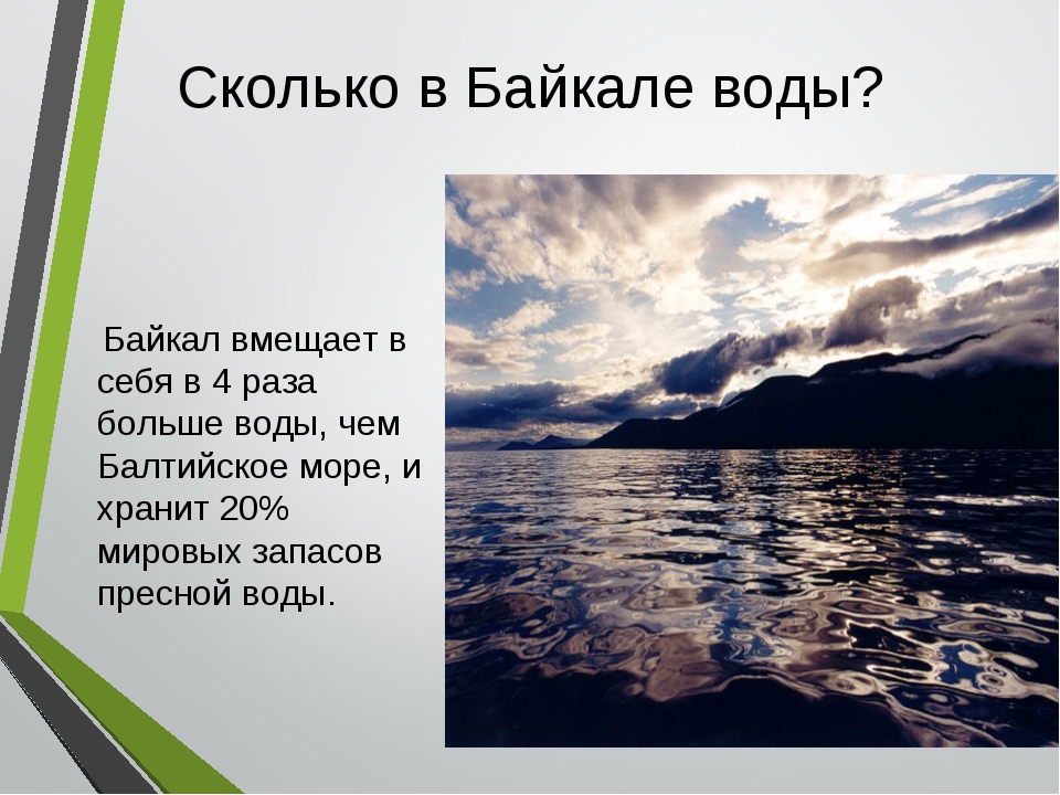 Процент воды в байкале. Количество воды в Байкале. Объем пресной воды в Байкале. Проект Байкал. Озеро Байкал проект.