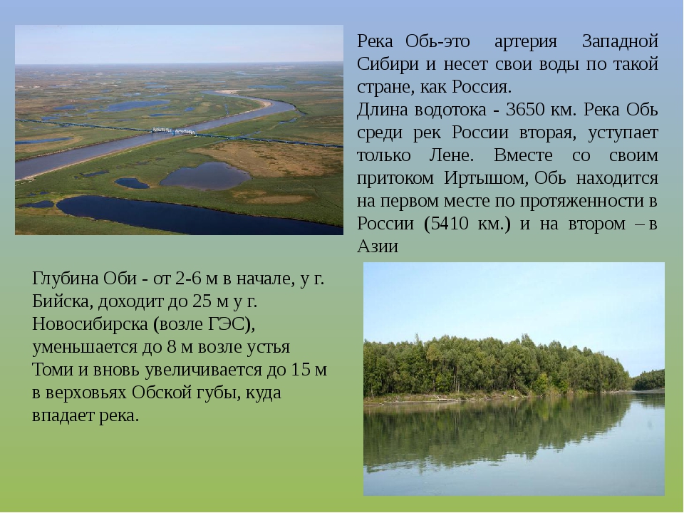 Водные богатства омской области