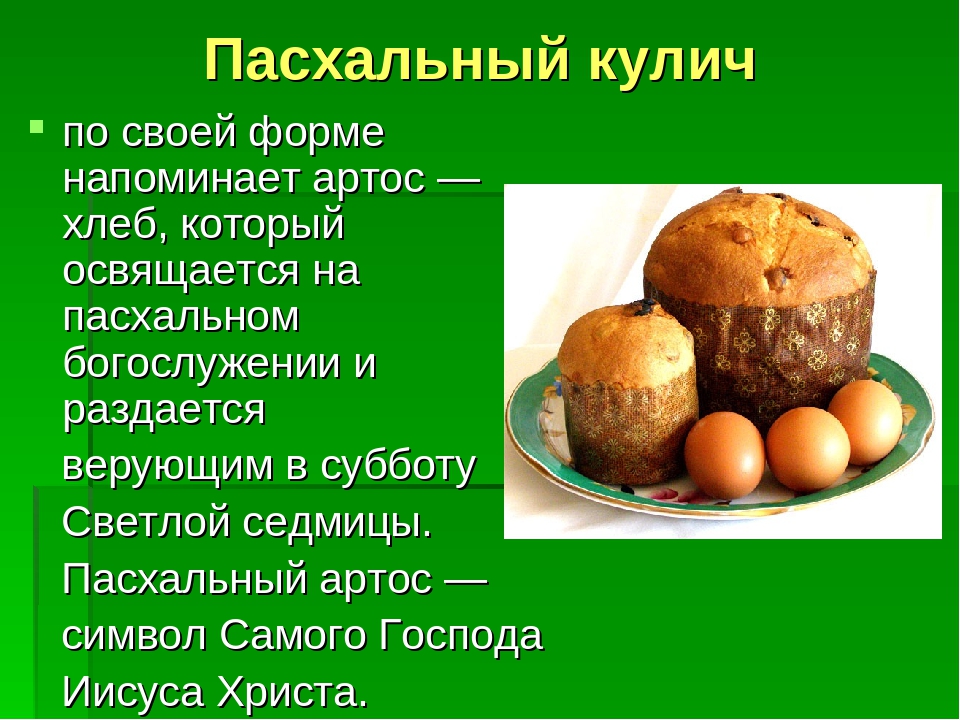 Откуда пошли куличи